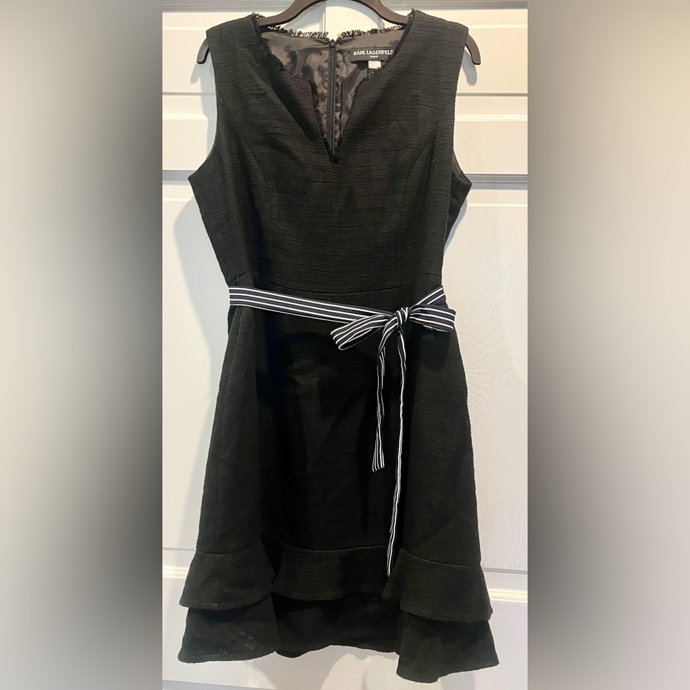 Karl Lagerfeld Black Dress